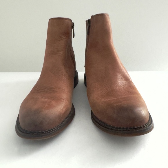 Franco Sarto Horrace Brown Leather Booties 8.5 - Picture 4 of 11